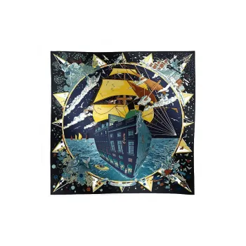 HERMES Silk Scarves Women's Multicolor