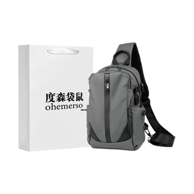 Dusen Kangaroo Oxford Sling Bag Unisex-1