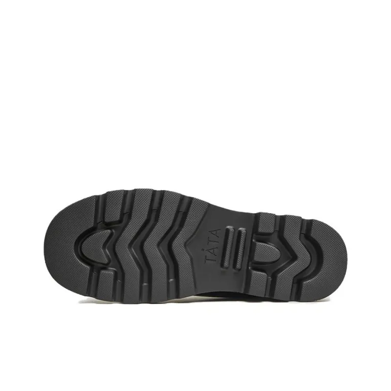 TATA Dress Shoes Men Low Top Solid Color-10