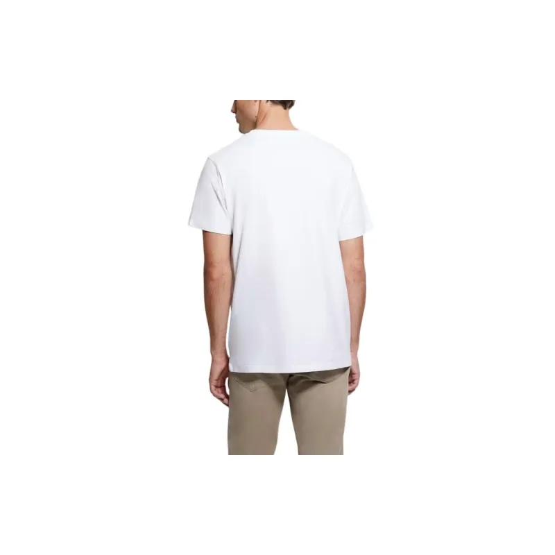 GUESS Eco Logo Bird Tee T-Shirt Men's White-1