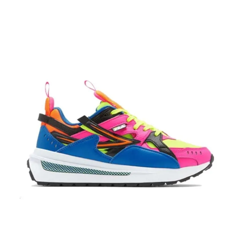 FILA Sandenal Yellow Pink Blue Women's-1
