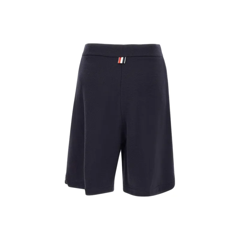 THOM BROWNE Logo Patch Shorts-1