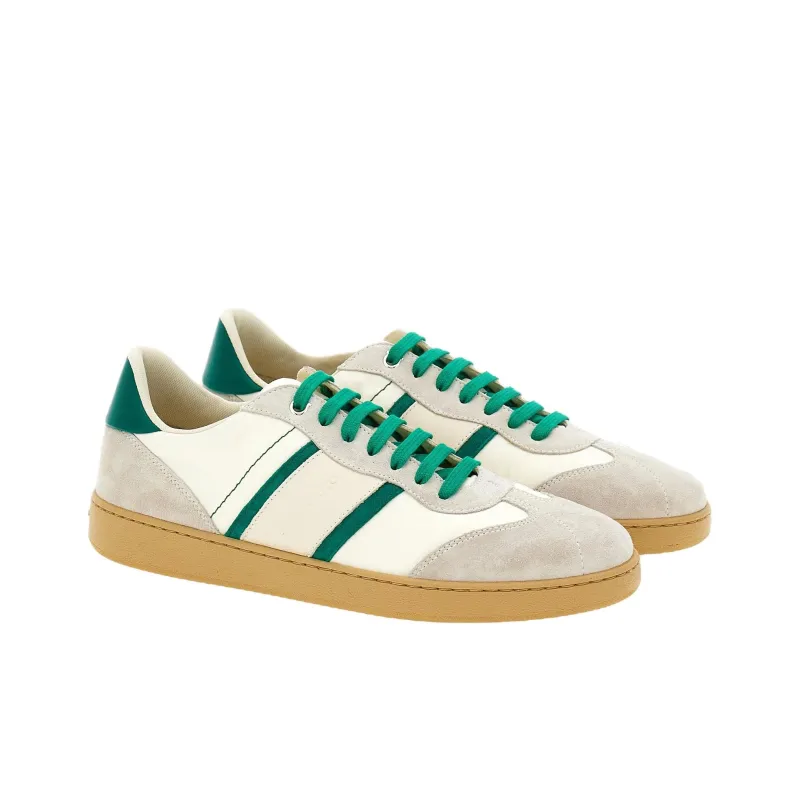 FERRAGAMO Panelled Lace-up Sneakers-1