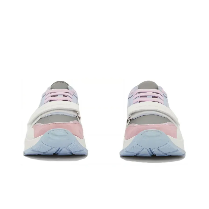 Burberry Ramsey Light Blue Pink Suede Women's-3