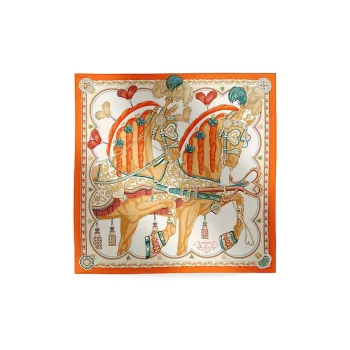 HERMES Silk Scarves Women's Multicolor