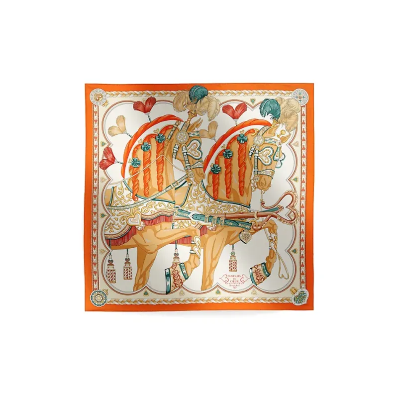 HERMES Silk Scarves Women's Multicolor-0