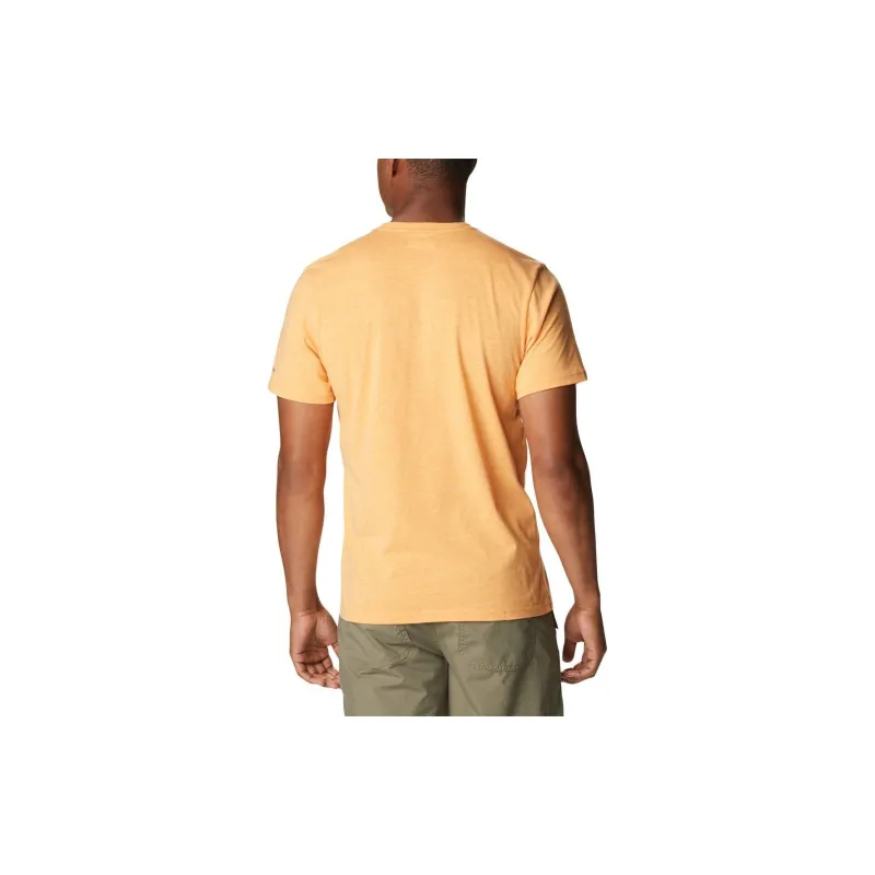 Columbia Bluff Mesa T-Shirts Men Yellow-1