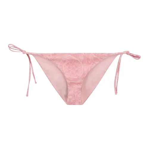 VERSACE Barocco Printed Tie Detailed Bikini Bottoms