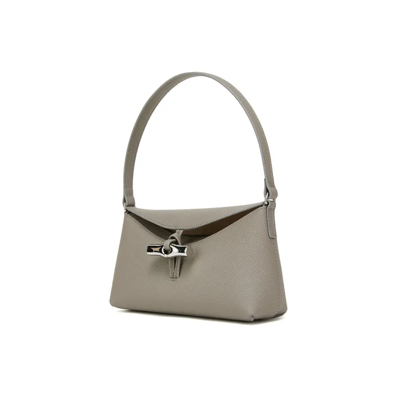 LONGCHAMP Small Roseau Leather Tote Bag-1