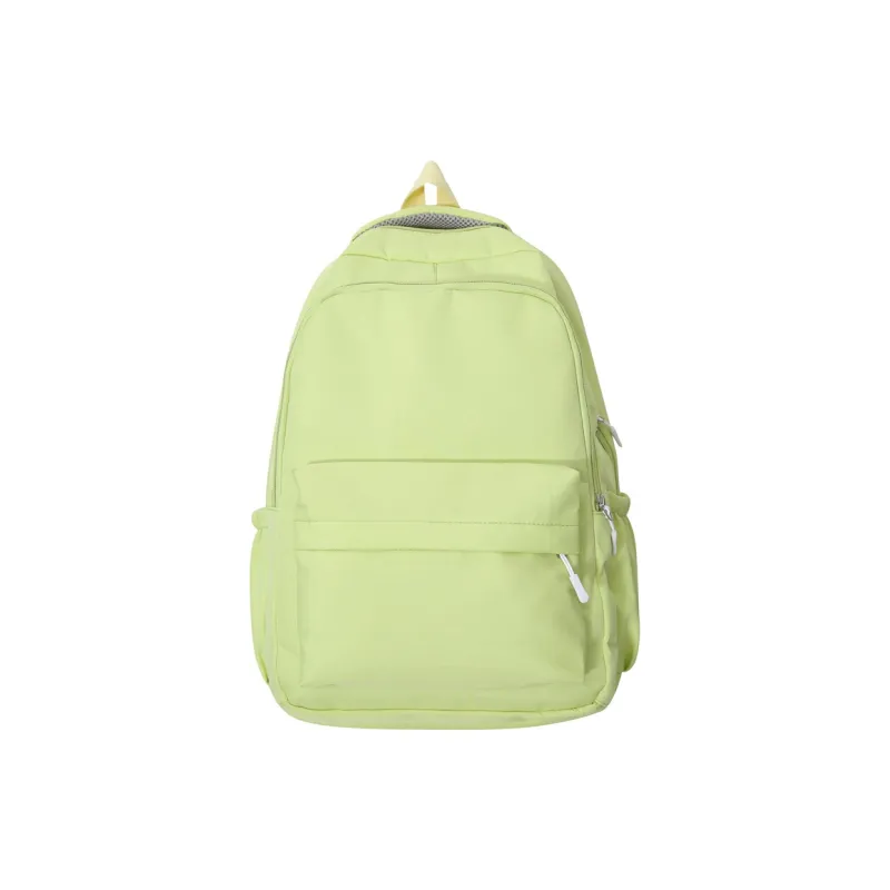 Deli Bear Nylon Backpack Regular Unisex Gray/White/Blue/Black/Neon Green/Green/Yellow-2