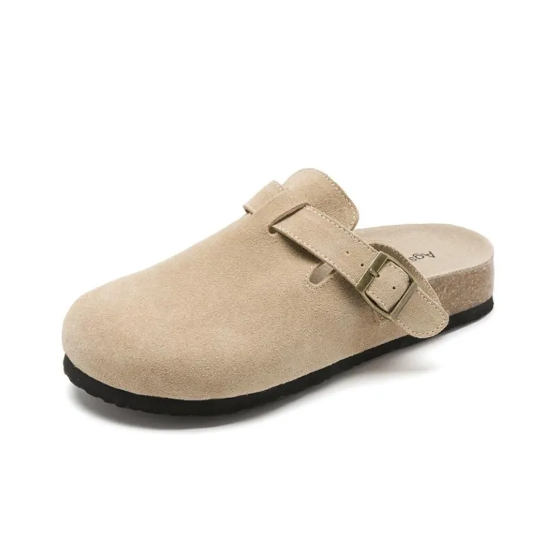 AGSDON Quiet Closed Toe Slippers 3cm Women's-10