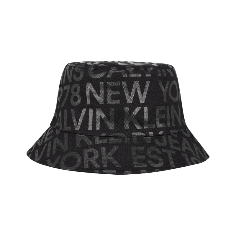 CK/Calvin Klein Cotton Bucket Hats Men's Black-1