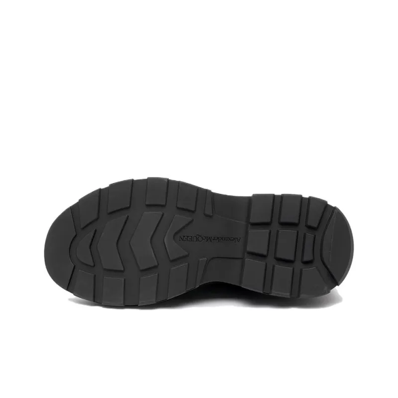 Alexander McQueen Tread Slick Lace Up 'McQueen Graffiti Logo Black' Sneakers-5