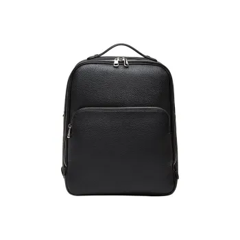 BALLY Cow Leather Backpack Men's Black