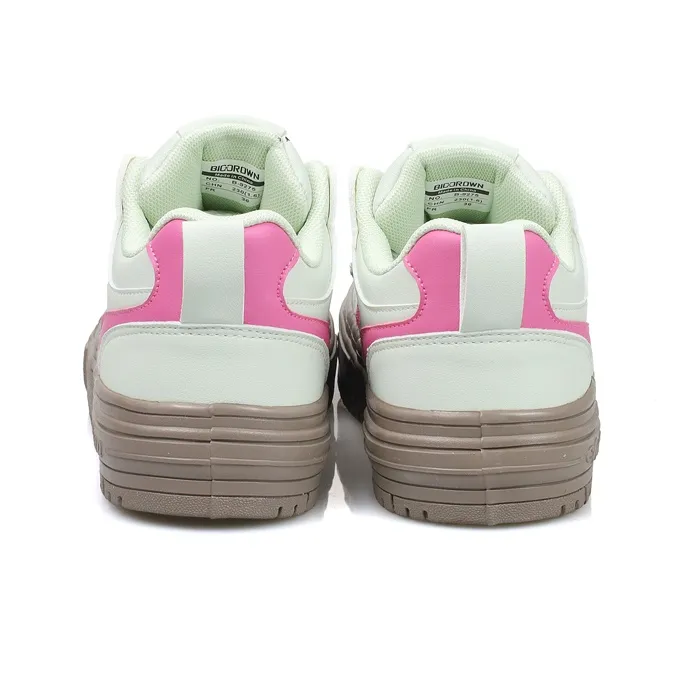B10CROWN Low Top Skateboard Shoes Women's Green-5