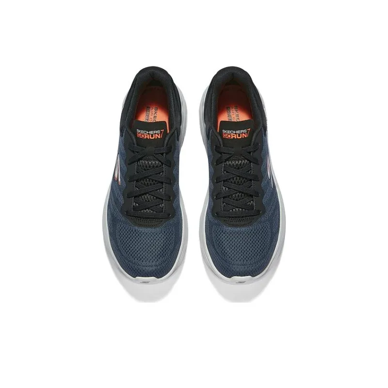 Skechers Durable Breathable Low Top Running Shoes Men's Blue Black-3