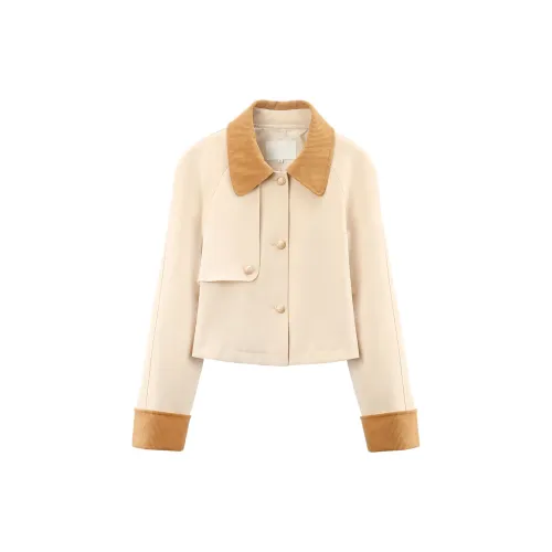 A paradise for awakening Trench Coats Women's Khaki