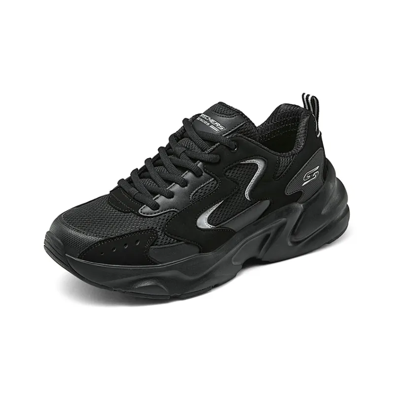Skechers BOBS BAMINA 2 Cushioning Anti Slip And Wear Resistant Breathable Rebound Low Top Casual Shoes Men's Black-2