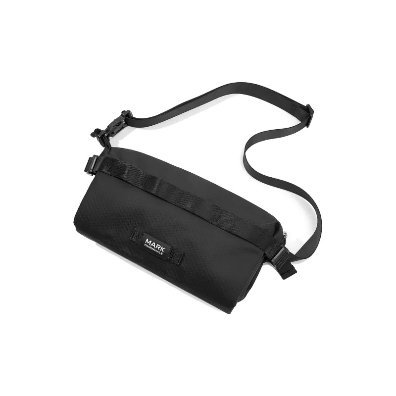 FAIRWHALE Waterproof Fabric Shoulder Bag Men's Black-2