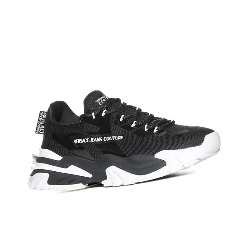 VERSACE JEANS Couture Low Top Casual Shoes Men's Black-2