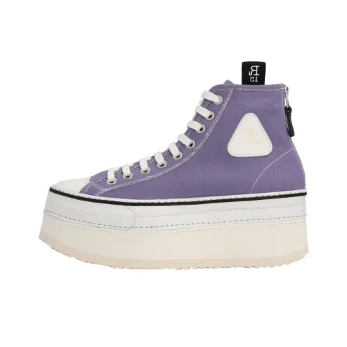 R13 Skateboard Shoes Women's Low-Top White/Purple