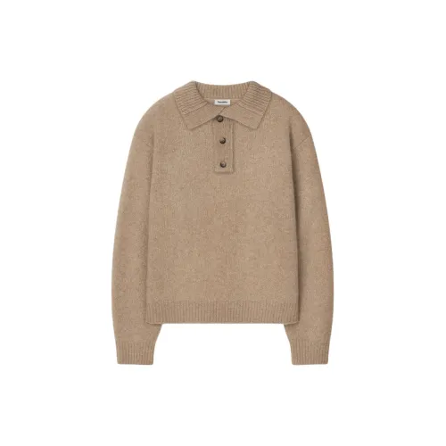 NANUSHKA Merino-blend Polo Jumper