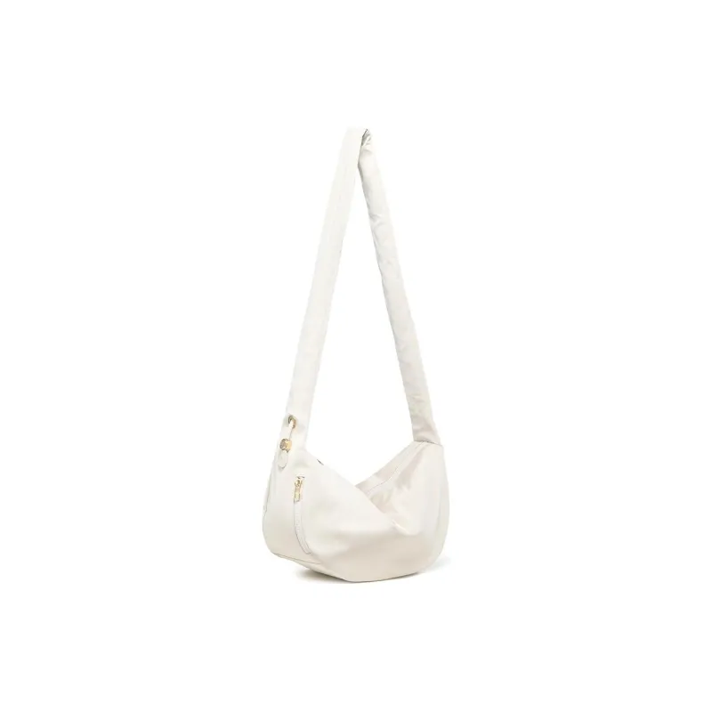 CARLYN Artificial Leather One Shoulder Handbag Regular Women's Ivory-3