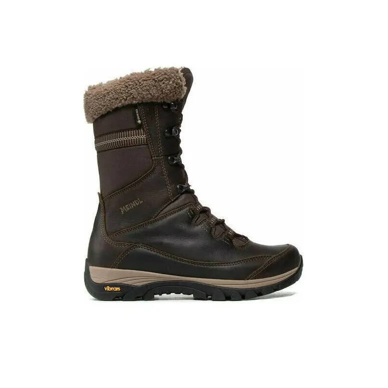 MEINDL Novara Anti Slip Wear Resistant Mid Top Outdoor Shoes Women's Dark Brown-1
