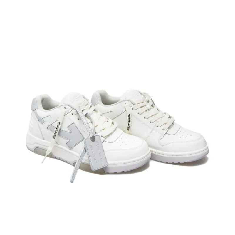 OFF WHITE Out Of Office Low Top Trainers White-3