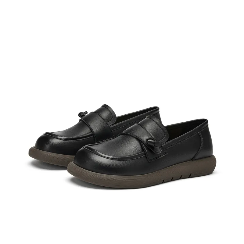 GEMEIQ Loafers Women's Black/Beige-1