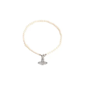 Vivienne Westwood Pearl Necklaces Men's Silver