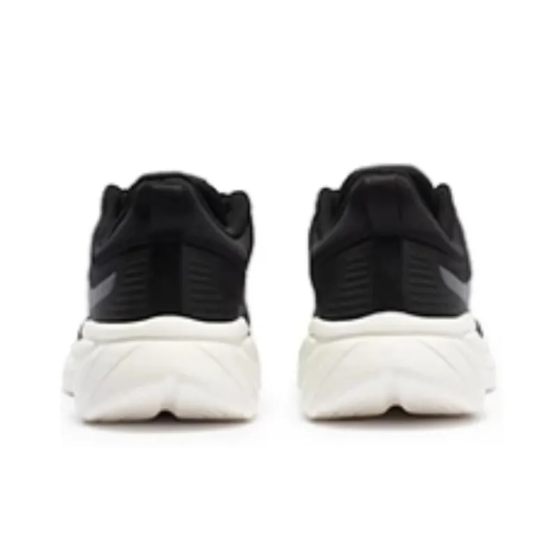 361° Softwalk 3.0 Cushioned Wear Resistant Breathable Low Top Running Shoes Men's Black White-2