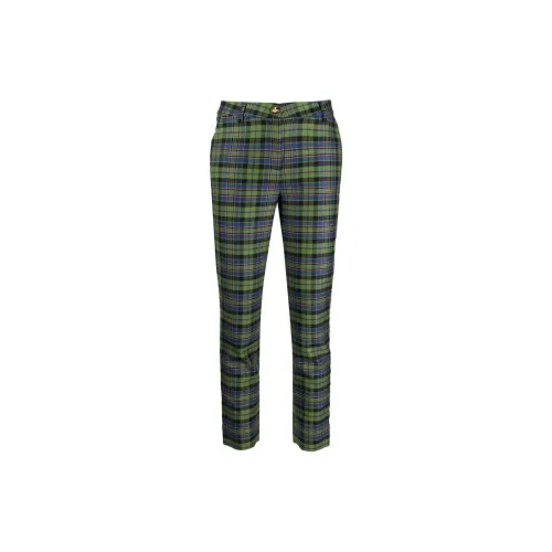 Vivienne Westwood Slim-cut Plaid-check Wool Trousers