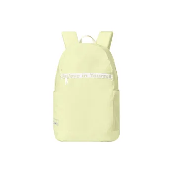 TURN UP Nylon Backpack Tubas Unisex Light Yellow