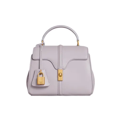 CELINE 16 Cow Leather Shoulder Bag, Crossbody Bag, Handbag Mini Women's Light Lilac