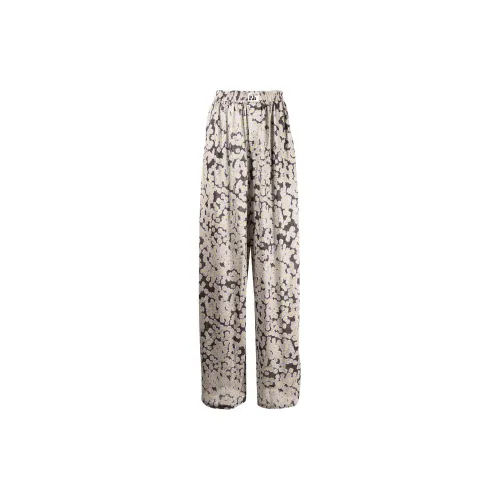 NATASHA ZINKO Daisy-print Wide-leg Trousers