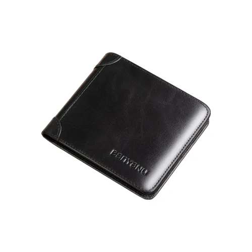 Banyanu Vintage Top Grain Cow Leather Coin Purse Card Holder Wallet Men
s