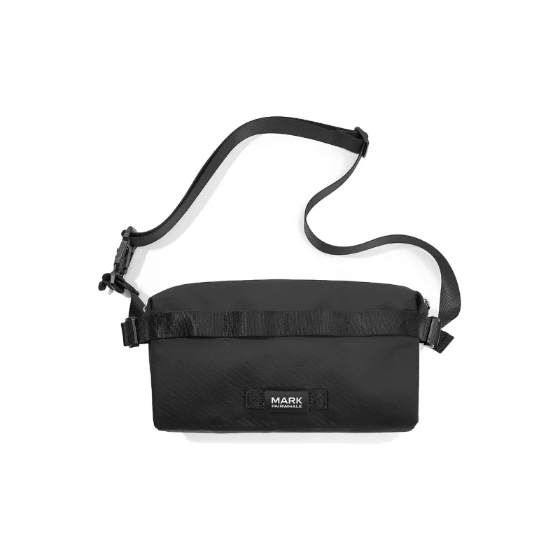 FAIRWHALE Waterproof Fabric Shoulder Bag Men's Black-1