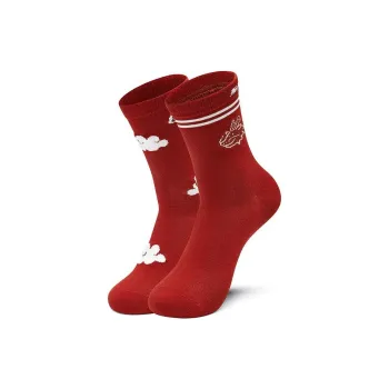 Skechers New Year Mid Calf Socks Unisex 2 Pack Brick Red