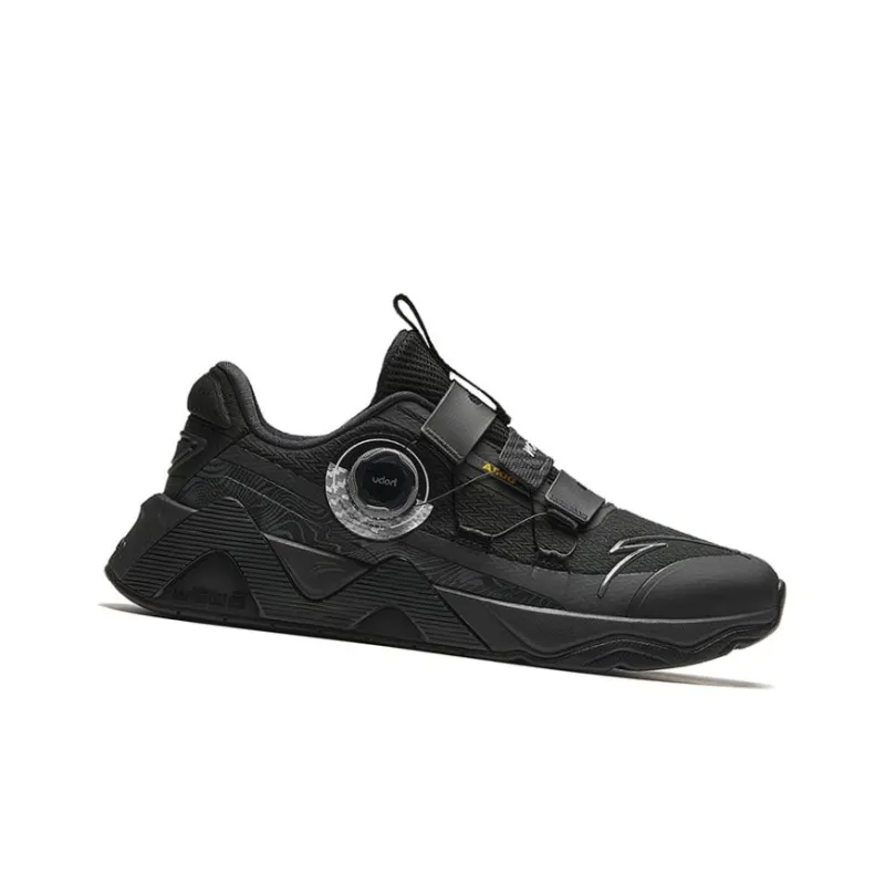Anta Stable As A Mountain Pro Wear Resistant Support Balance Impact Resistant Low Top Training Shoes Men's Black-1