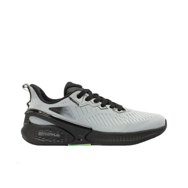 361° Super Flying Wing 2.0 Cushioning Wear Resistant Low Top Running Shoes Men's Gray Black-1