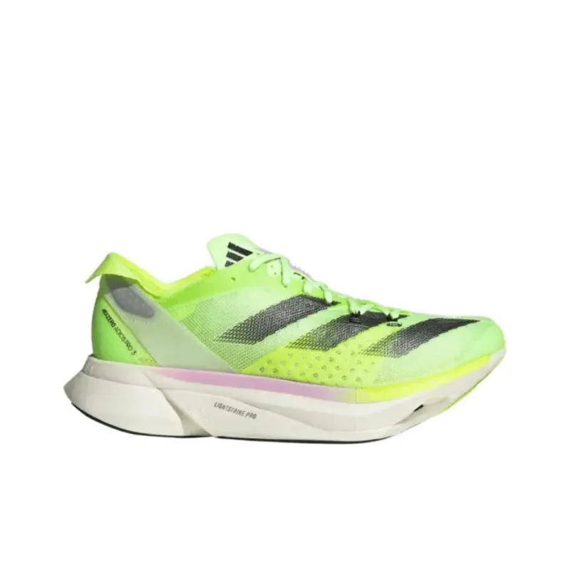 Adidas Adizero Adios Pro 3 Aurora Black Zero Metalic Lucid Lemon Women's-3