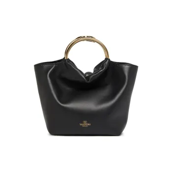 Valentino Logo Printed Top Handle Bag