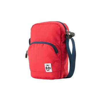 CHUMS CORDURA Fabric Crossbody Bag, Shoulder Bag Unisex Red
