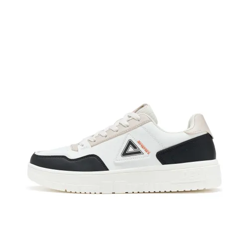 PEAK Skateboard Shoes Men Low-Top White/Black