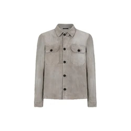 TOM FORD Microsuede Shirt Jacket