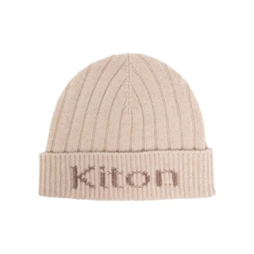 KITON Logo-intarsia Ribbed Beanie