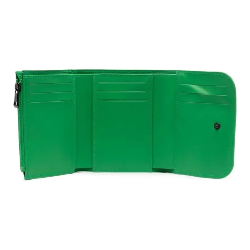 LONGCHAMP BOX-TROT Calfskin Wallet Women's Grass Green-2