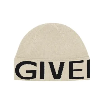 GIVENCHY Wool Beanies Men's Beige
