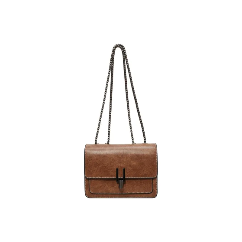 NOMK PU Shoulder Bag Crossbody Bag Regular Women's Black/Green/Caramel/Khaki/Brown-12